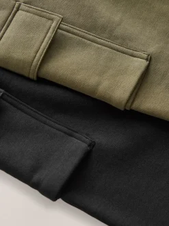 Next Noir/Vert - Lot de 2 joggings cargo (3-16ans)