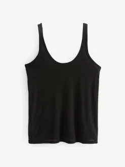 Next Noir/vert kaki - Lot de 2 gilets côtelés à bretelles et col rond Hot