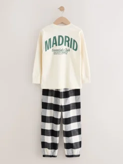 Next Noir/Vert/Blanc - Lot de 3 pyjamas tissés à carreaux (3-16ans) Best
