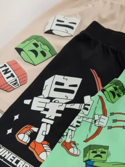 Next Noir/vert/pierre - Pyjama court Minecraft 100% coton 3 (3-16ans) Best