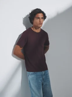 The Set Noir/vert/rouge/blanc - lot de 7 t-shirts en coton à manches courtes Outlet