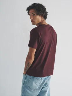 The Set Noir/vert/rouge/blanc - lot de 7 t-shirts en coton à manches courtes Outlet