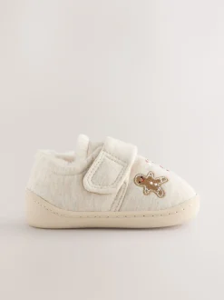 Next Noël neutre - Chaussons Cupsole doublés chauds Sale