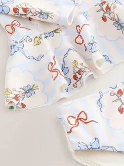 Next Nœud bleu/blanc - Ensemble de natation Sunsafe (3mths-7yrs) Sale