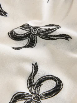 Next Nœud noir/écru - Lot de 1 pyjamas à bas tissé (3-16ans) Sale