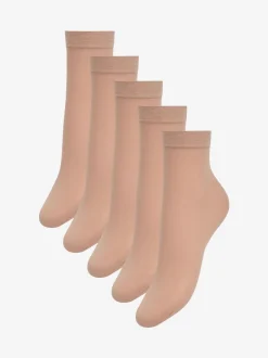 Next Nude - 20 Denier Chaussettes cheville 5 Lot Clearance
