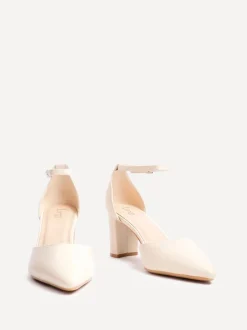 Linzi - Leona Closed Back Court Block talons Nude Hot