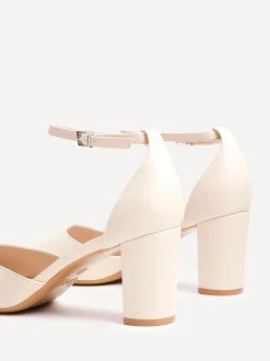 Linzi - Leona Closed Back Court Block talons Nude Hot