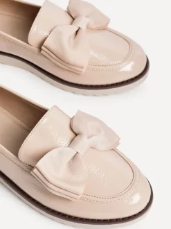 Linzi Nude - Mocassins à plateforme Cathy avec grand arc Outlet