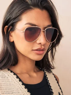 Next Nude - Lunettes de soleil aviateur Bling Sale