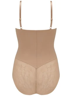 Pour Moi Nude - Effortless Tummy Control Wear Your Own Bra Body Lingerie sculptante Hot