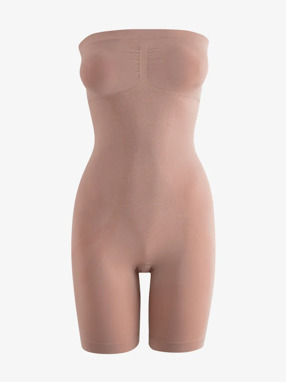 Next Nude - Seamless Firm Tummy Control Bandeau Thigh Smoother Clearance