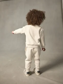 Next - Ensemble sweat-shirt et jogging (3mois-7ans) Off White écru Best