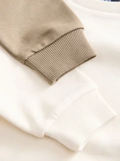 Next Off White/ciment - Ensemble sweat-shirt et jogging, lot de 2 (3mois-7ans)