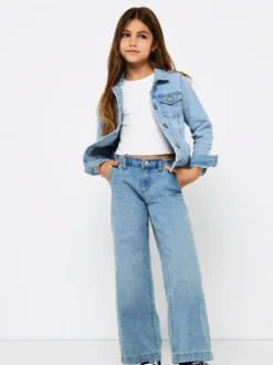 ONLY KIDS Bleu Commet Ample Jeans à taille élastiquée Clearance