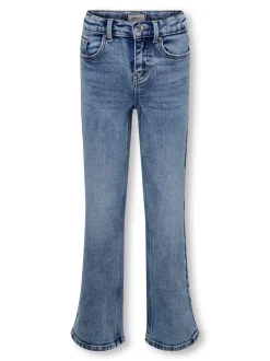 ONLY KIDS Jean bleu clair coupe droite réglable à la taille Discount