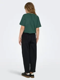 ONLY KIDS Jeans noir ample et ample New