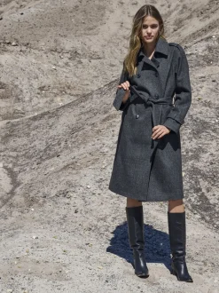 ONLY Manteau d’hiver à chevrons