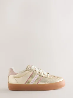 Baker by Ted Baker Or - Baskets à bande avec semelle en gomme Outlet