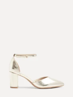 Linzi Or - Davina Coupe large Closed Back Court Block Chaussures Hot