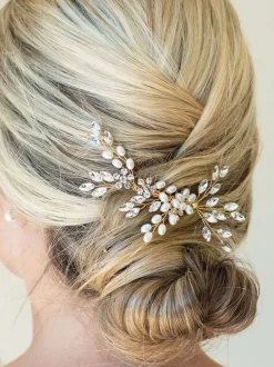 Ivory & Co Or - Peigne Pearl Shimmer Crystal Hot