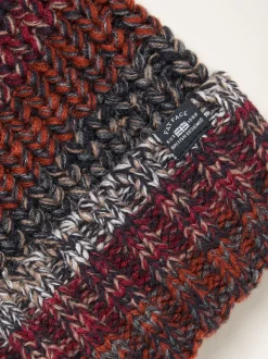 Fat Face Orange - Bonnet FatFace Twist color block Outlet