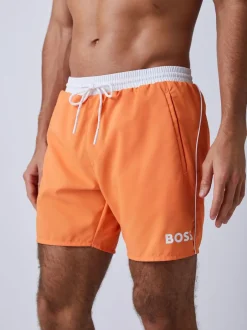 BOSS - Starfish Quick Dry Shorts de bain Orange New