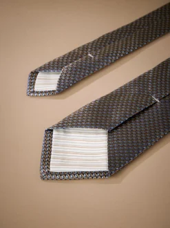 Next - Cravate Signature en soie italienne Orange