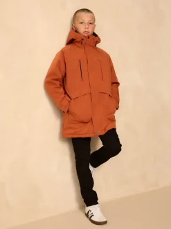 Next Orange - Parka Résistant à la douche doublée de polaire (3-16ans)