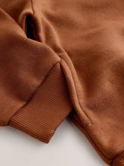 Next - Sweat à capuche zippé (3mths-7yrs) Orange Outlet