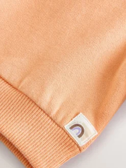 Next - Sweat à col ras du cou (3mths-7yrs) Orange New