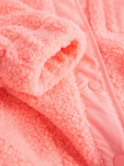 Next Orange corail - Veste en polaire boutonnée (3-16ans) New