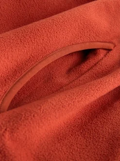 Next Orange rouillé - Polaire Polar zippée Hokusai sous licence graphique en entonnoir Best