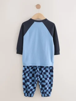 Next - Lot de 3 pyjamas oversize (9mois-10ans) Orange/Dinosaur marine Hot