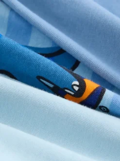 Next - Lot de 3 pyjamas oversize (9mois-10ans) Orange/Dinosaur marine Hot