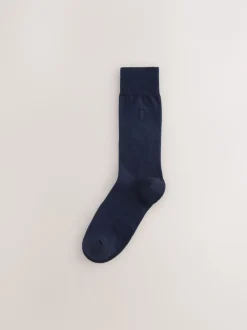 Next Orange/vert/bleu - Lot de 8 - Chaussettes fraîches brodées durables Best