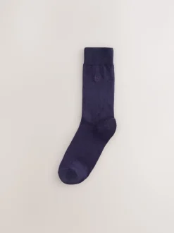 Next Orange/vert/bleu - Lot de 8 - Chaussettes fraîches brodées durables Best