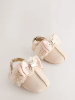 Baker by Ted Baker os - Mules Padders bordées de fausse fourrure bébé fille Discount
