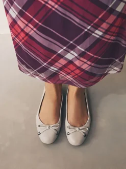 Next os - Ballerines en cuir à bout rond Hot