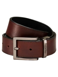 Osprey London The Crawford 3.5cm Ceinture en cuir réversible