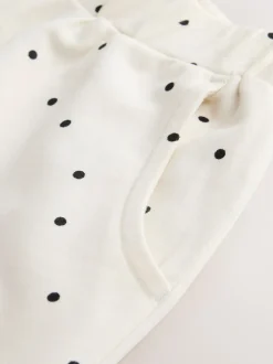 Next Ours blancs Mono à pois - Pantalons avec ornements style tonneau (3mois-7ans) Outlet