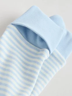 Next Ours bleu - Combinaisons de nuit à fermeture éclair pour bébés 3 Pack (0mths-3yrs) Online
