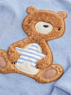 Next Ours bleu clair - Lot de 3 pyjamas Snuggle (9mois-6ans) Hot