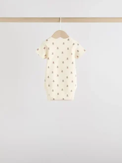 Next ours marron - Bodys pour bébés Manches courtes 5 Pack Sale