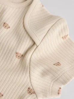 Next ours marron - Bodys pour bébés Manches courtes 5 Pack Sale