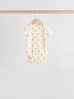 Next ours marron - Bodys pour bébés Manches courtes 5 Pack Sale