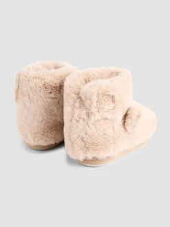 Jojo Maman Bébé ours marron - Chaussons bottes en peluche Outlet