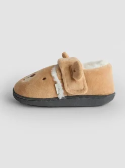 Jojo Maman Bébé - Chaussons ours marron