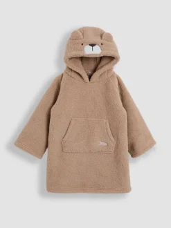 Jojo Maman Bébé Ours naturel - Couverture douillette à capuche Best