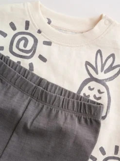 Next Palmier monochrome - Ensemble 6 Pieces Haut & Leggings BÉBÉ (0mois-3ans)